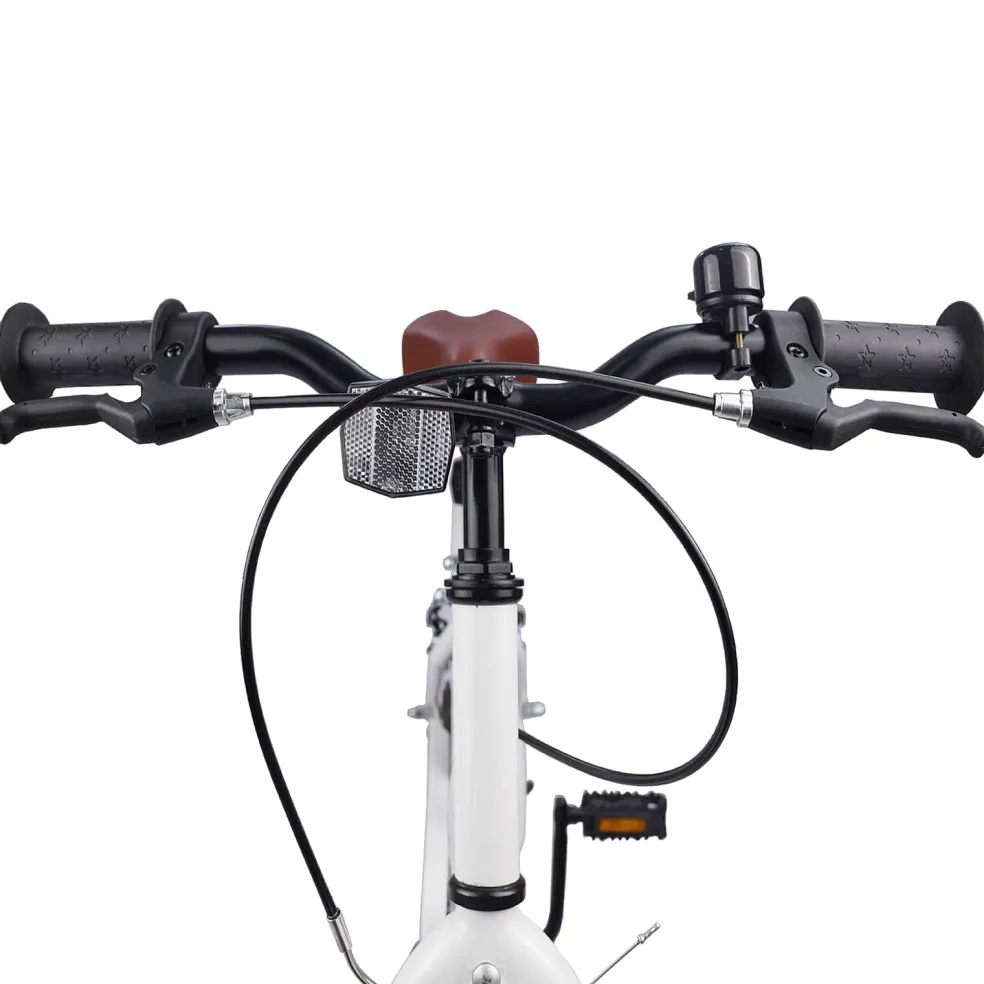 vidaXL Kinderfiets 18 Inch voor 5-7 jaar wit