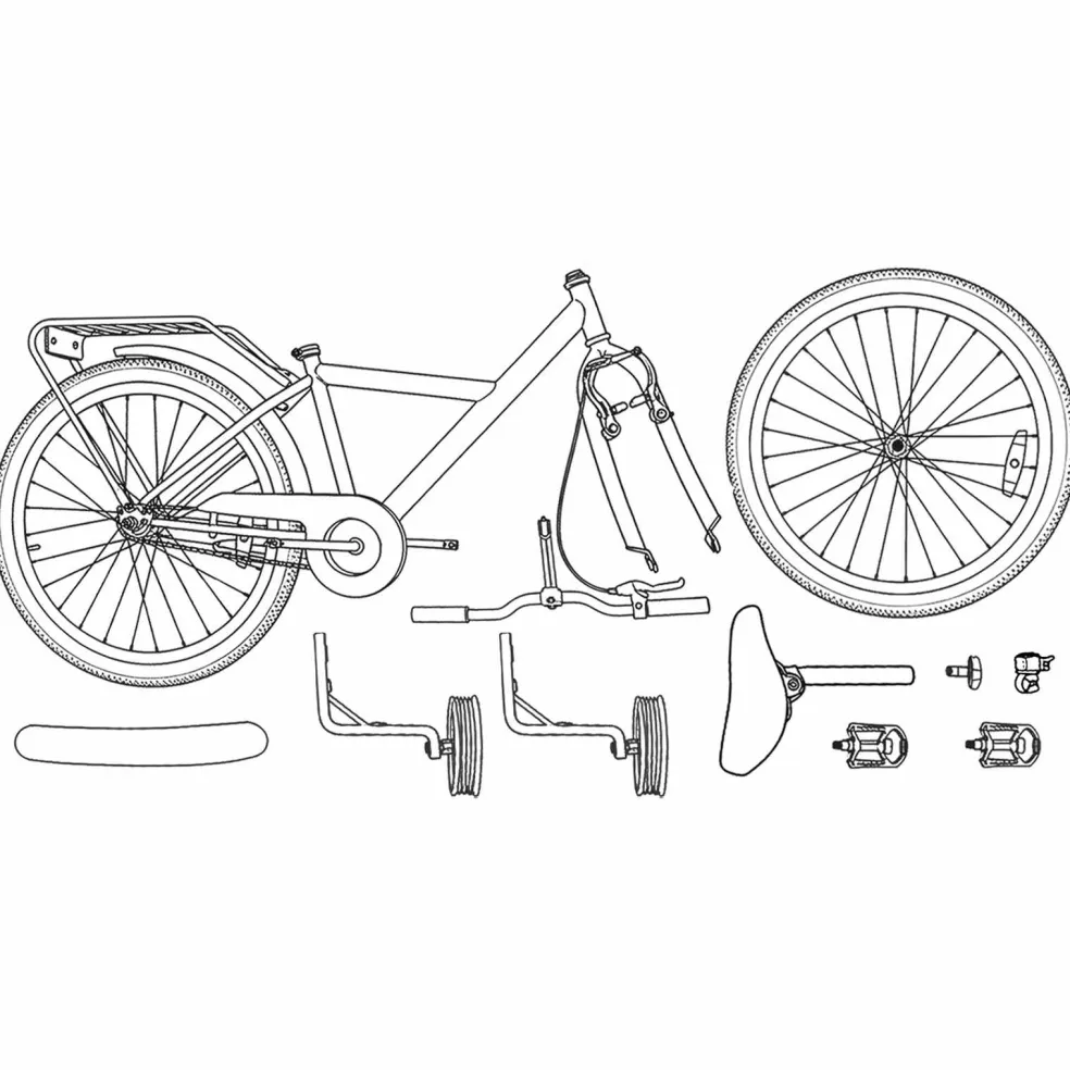vidaXL Kinderfiets 12 Inch voor 2-4 jaar oud Lichtblauw