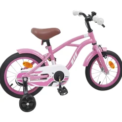 vidaXL Kinderfiets 12 Inch voor 2-4 jaar oud Lichtroze