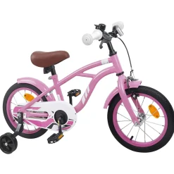 vidaXL Kinderfiets 12 Inch voor 2-4 jaar oud Lichtroze