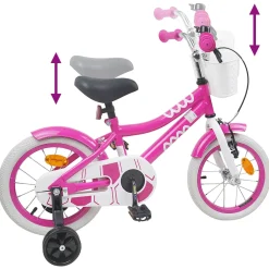 vidaXL Kinderfiets 12 Inch voor 2-4 jaar oud Lichtblauw