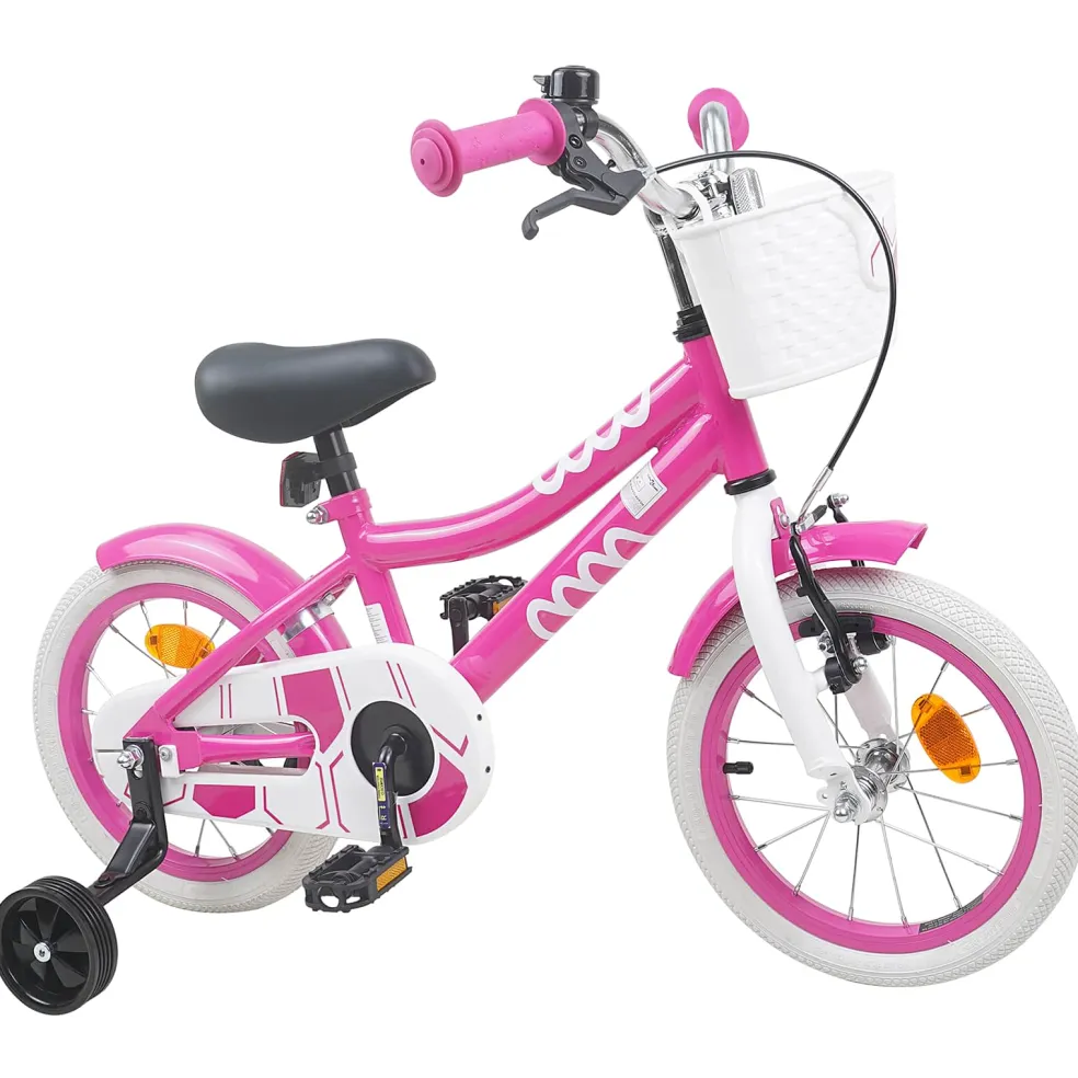 vidaXL Kinderfiets 12 Inch voor 2-4 jaar oud Roze