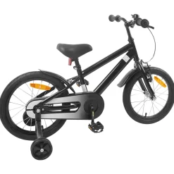 vidaXL Kinderfiets 16 Inch voor 4-6 jaar oud Zwart