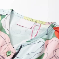 vidaXL Kinderjurk 116 groen