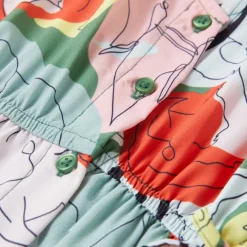 vidaXL Kinderjurk 116 groen