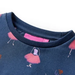 vidaXL Kinderjurk 104 marineblauw