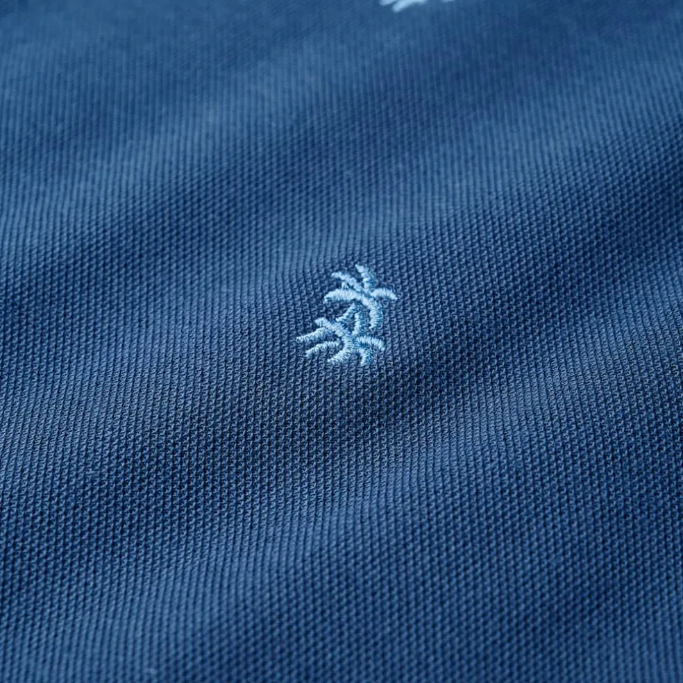 vidaXL Kinderpoloshirt 92 donkerblauw