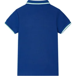 vidaXL Kinderpoloshirt 104 donkerblauw