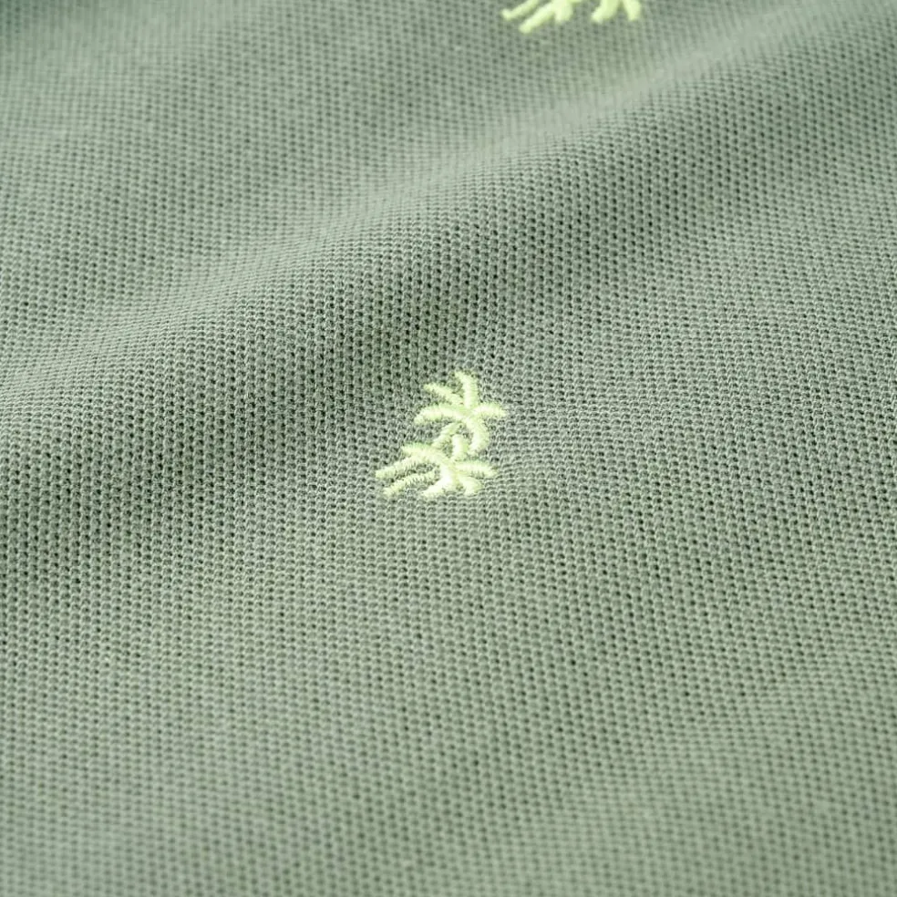 vidaXL Kinderpoloshirt 92 kakikleurig