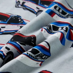 vidaXL Kinderpyjama met korte mouwen 104 grijs
