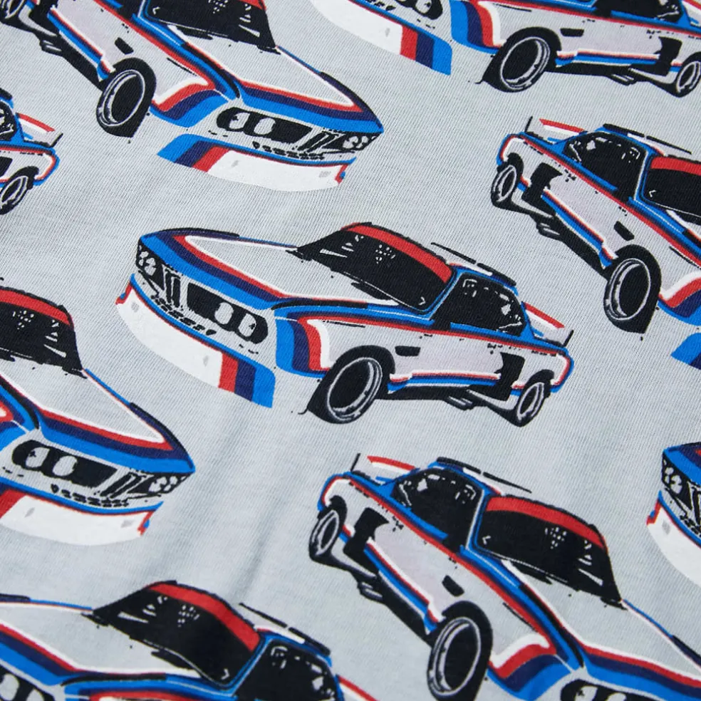 vidaXL Kinderpyjama met korte mouwen 104 grijs