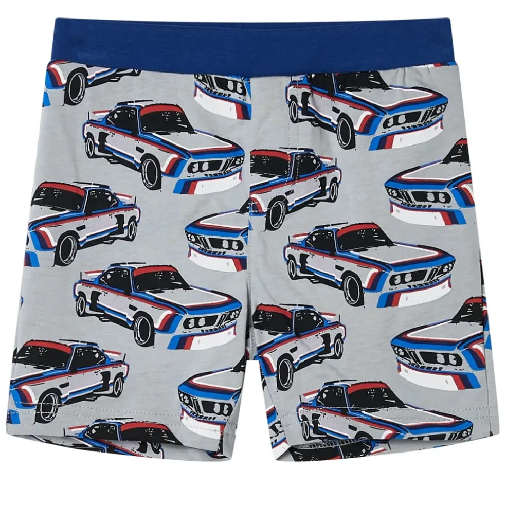 vidaXL Kinderpyjama met korte mouwen 104 grijs
