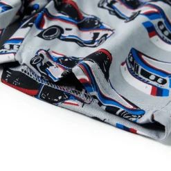 vidaXL Kinderpyjama met korte mouwen 104 grijs