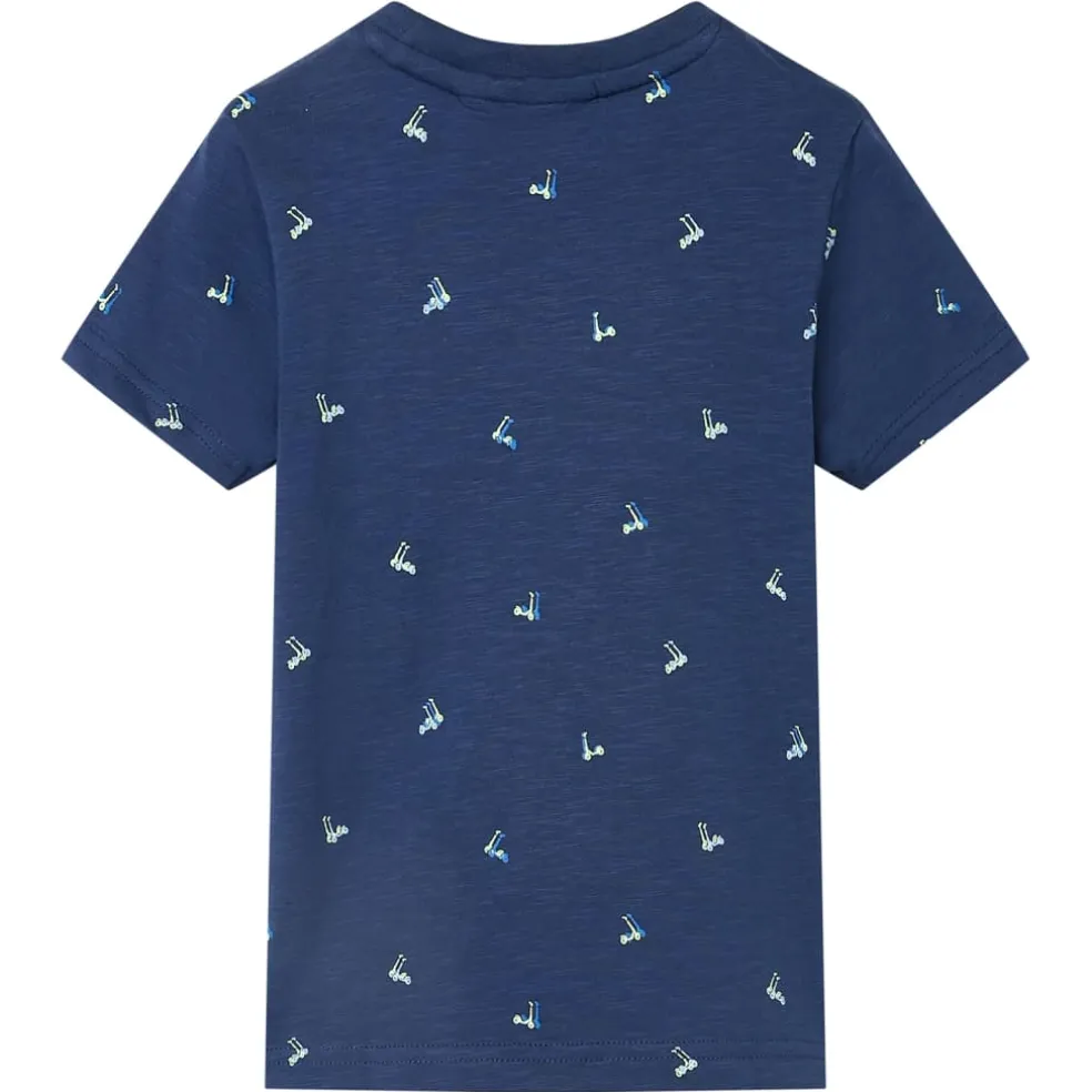 vidaXL Kindershirt 92 donkerblauw