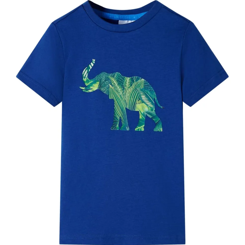 vidaXL Kindershirt 104 donkerblauw