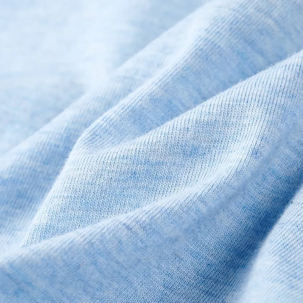vidaXL Kindershirt 104 gemêleerd zachtblauw