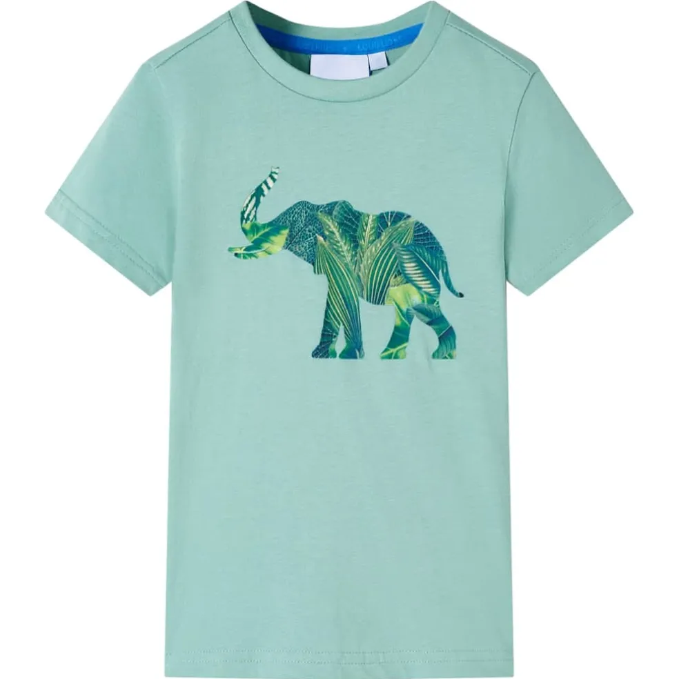 vidaXL Kindershirt 92 groen