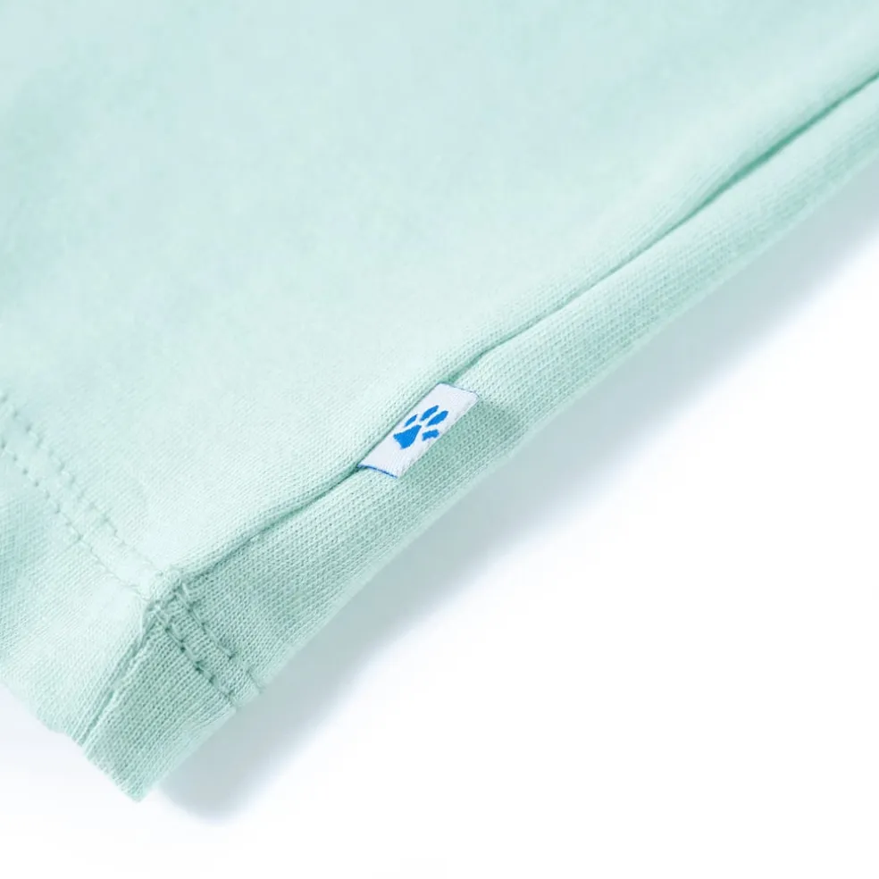vidaXL Kindershirt 104 lichtmintkleurig