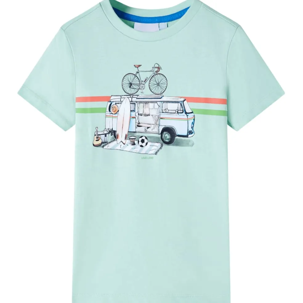 vidaXL Kindershirt 104 lichtmintkleurig