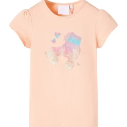 vidaXL Kindershirt 104 lichtoranje