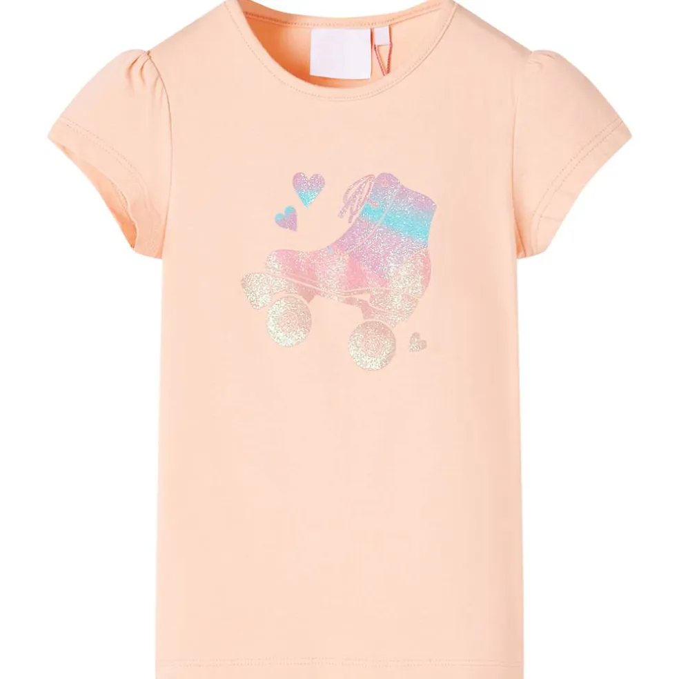 vidaXL Kindershirt 104 lichtoranje