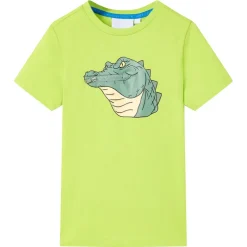 vidaXL Kindershirt 116 limoengroen