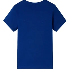 vidaXL Kindershirt met korte mouwen 104 donkerblauw