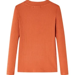 vidaXL Kindershirt met lange mouwen 92 oranjebruin