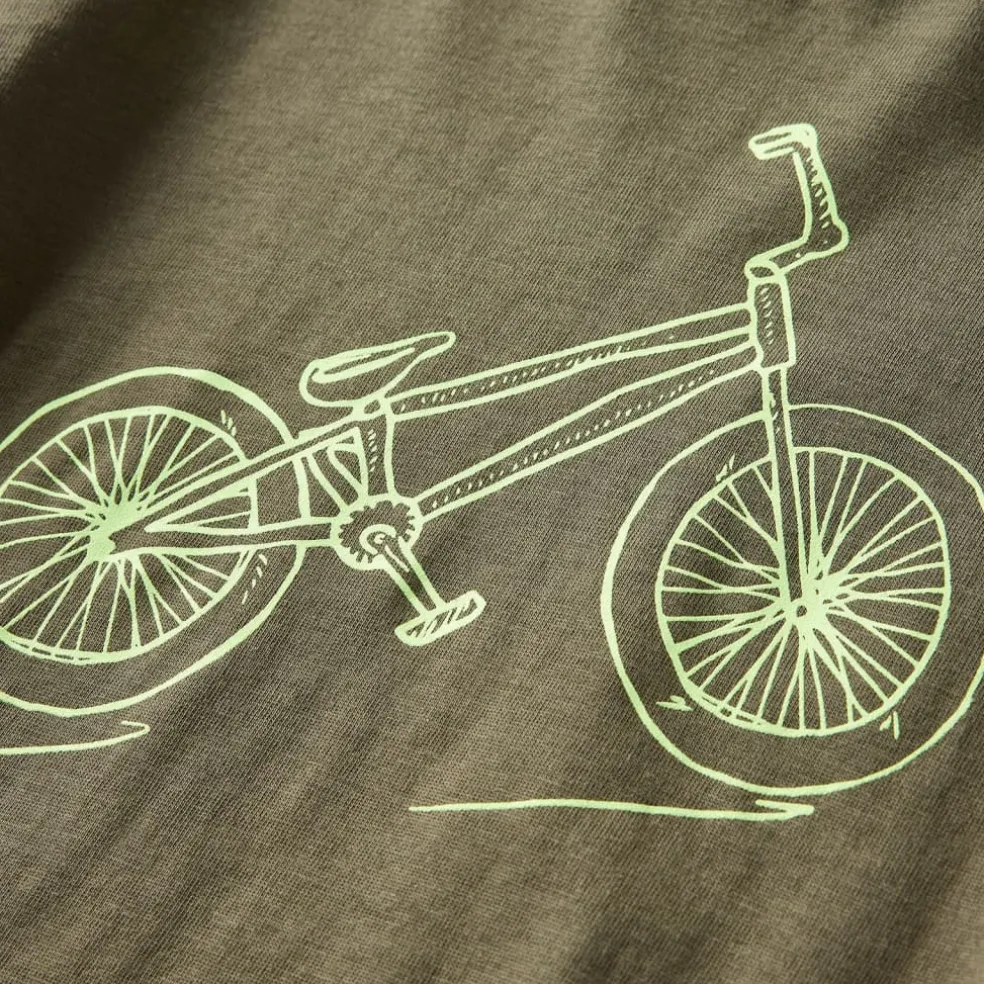 vidaXL Kindershirt met lange mouwen 92 kakikleurig