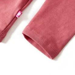 vidaXL Kindershirt met lange mouwen 92 oudroze