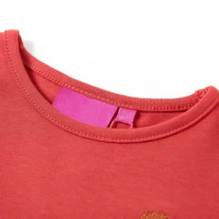 vidaXL Kindershirt met lange mouwen 92 roodbruin
