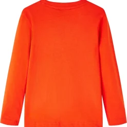 vidaXL Kindershirt met lange mouwen 104 felroranje