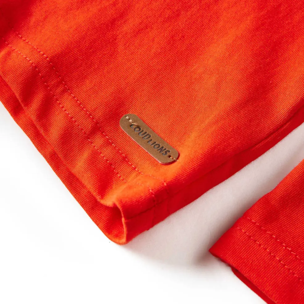 vidaXL Kindershirt met lange mouwen 104 felroranje