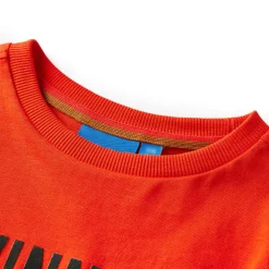 vidaXL Kindershirt met lange mouwen 104 felroranje