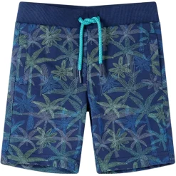 vidaXL Kindershorts met trekkoord 104 marineblauw