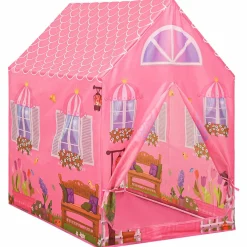 vidaXL Kinderspeeltent met 250 ballen 69x94x104 cm roze
