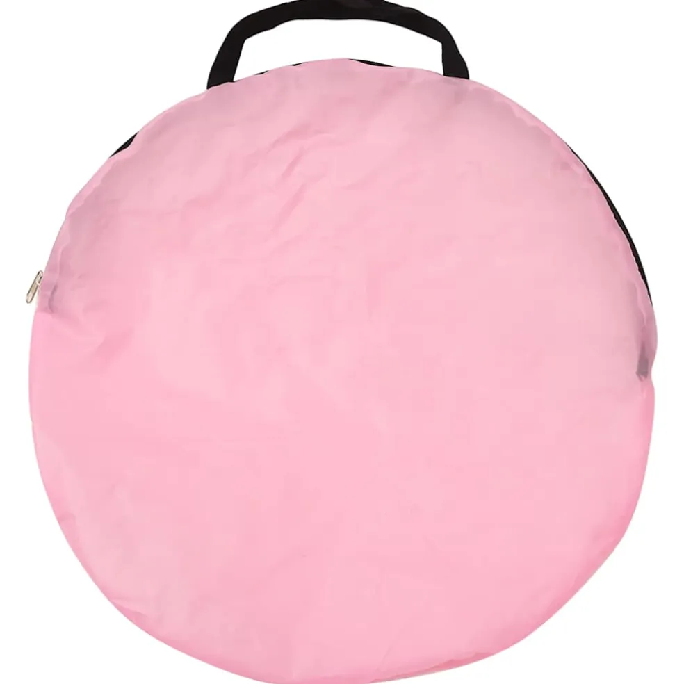 vidaXL Kinderspeeltent met 250 ballen 100x100x127 cm roze