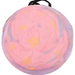 vidaXL Kinderspeeltent met 250 ballen 102x102x82 cm roze