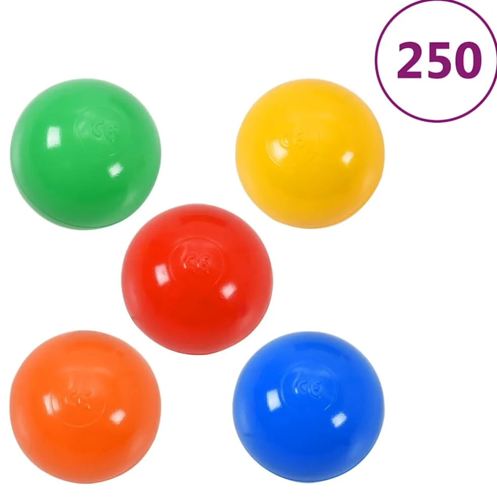 vidaXL Kinderspeeltent met 250 ballen 102x102x82 cm blauw