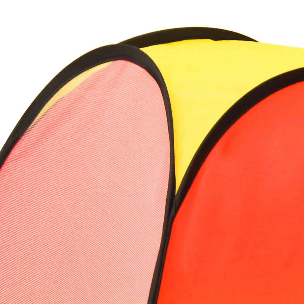 vidaXL Kinderspeeltent met 250 ballen 255x80x100 cm meerkleurig