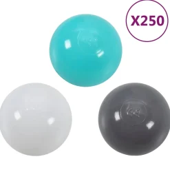 vidaXL Kinderspeeltent met 250 ballen 255x80x100 cm meerkleurig