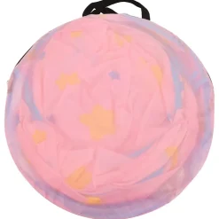 vidaXL Kinderspeeltent met 250 ballen 301x120x128 cm roze