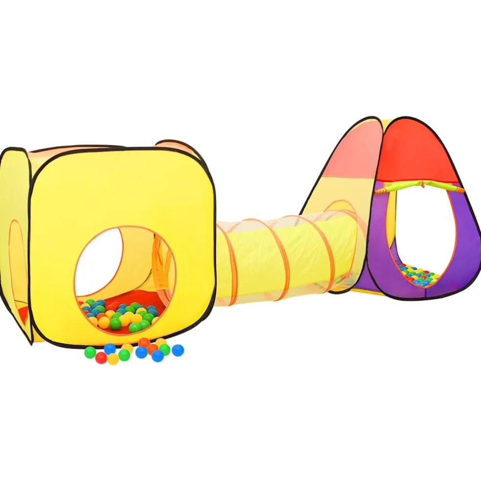 vidaXL Kinderspeeltent met 250 ballen 69x94x104 cm roze