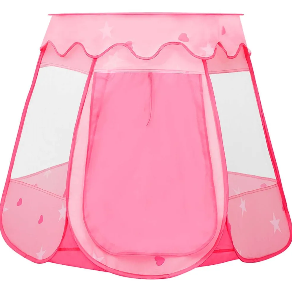 vidaXL Kinderspeeltent 102x102x82 cm roze