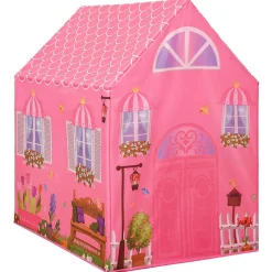 vidaXL Kinderspeeltent 69x94x104 cm roze