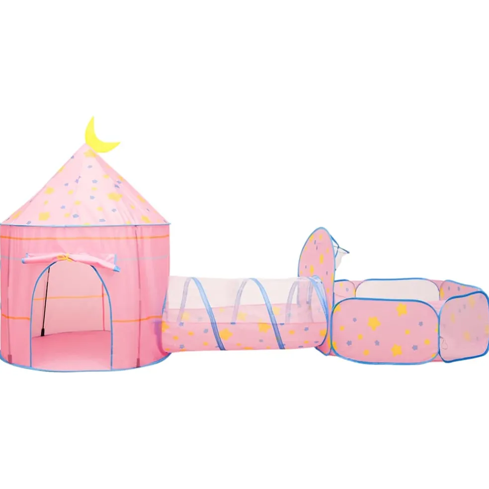 vidaXL Kinderspeeltent 301x120x128 cm roze