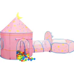 vidaXL Kinderspeeltent 301x120x128 cm roze