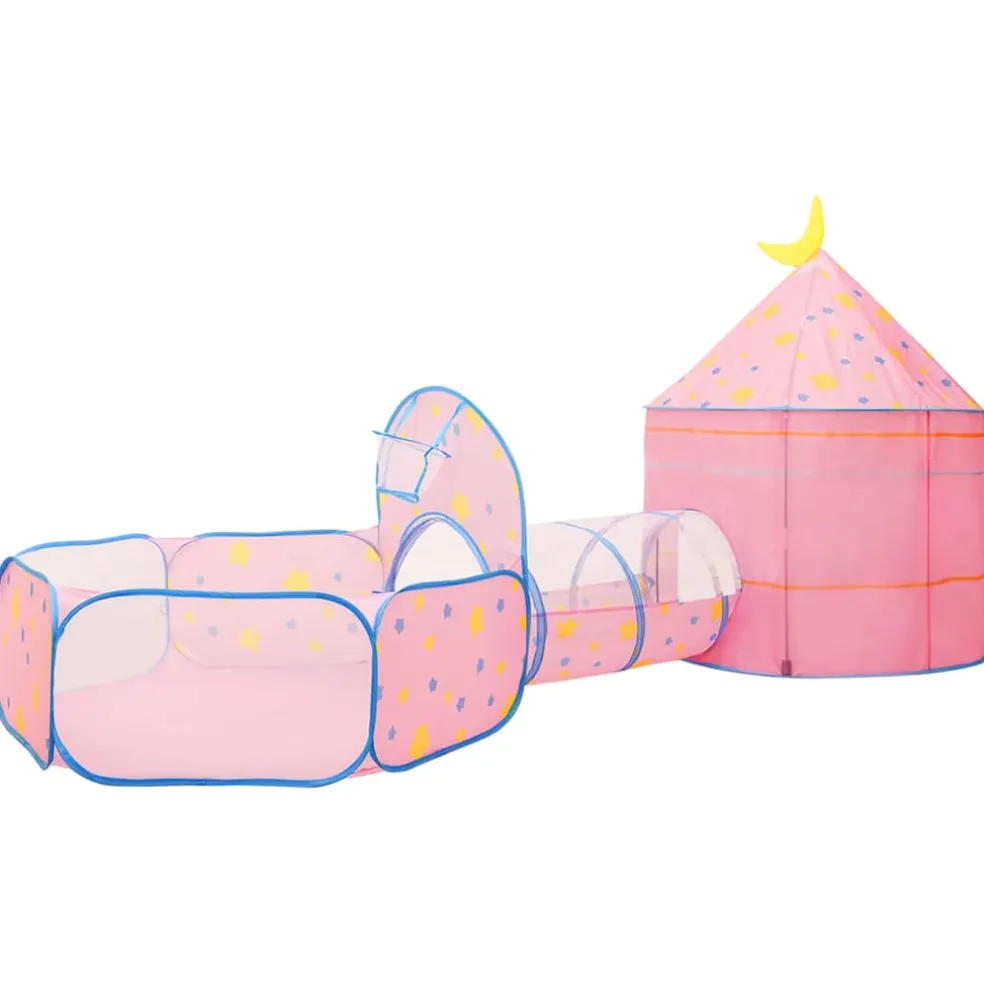 vidaXL Kinderspeeltent 301x120x128 cm roze
