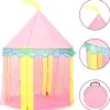 vidaXL Kinderspeeltent 100x100x127 cm roze