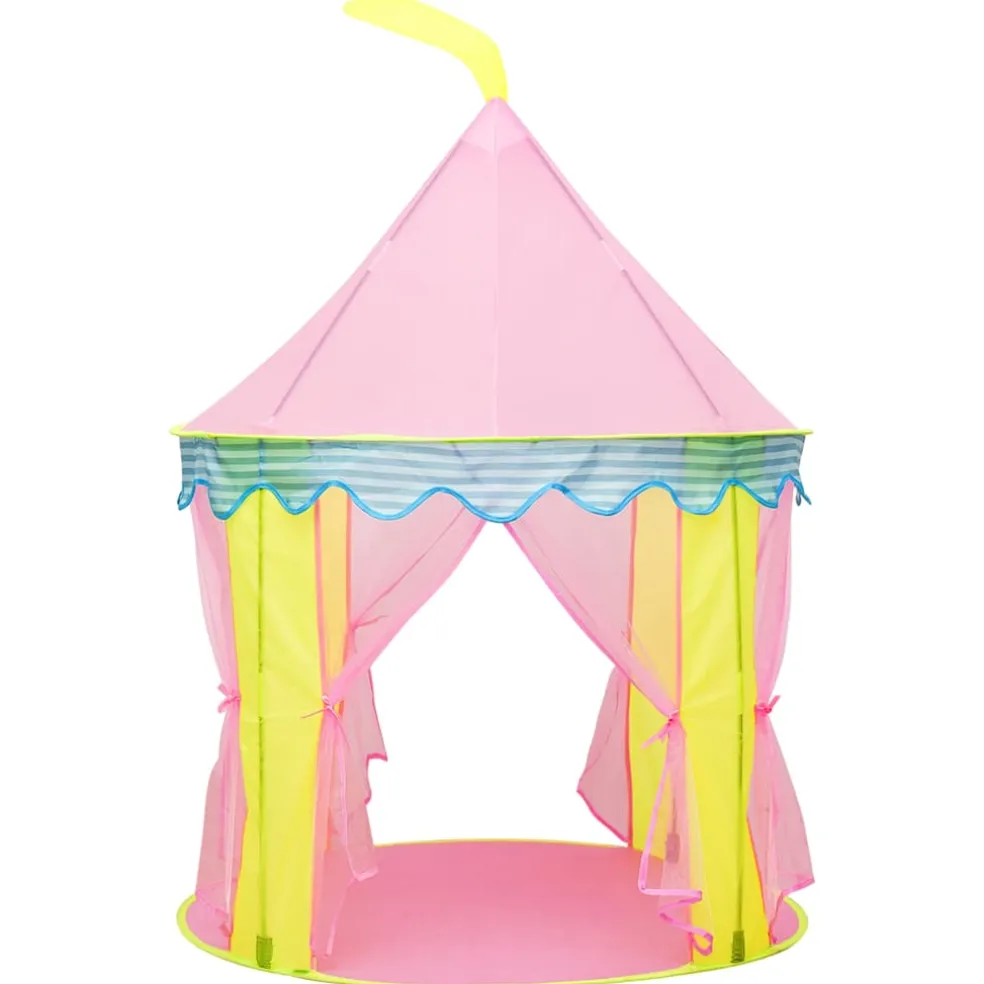 vidaXL Kinderspeeltent 100x100x127 cm roze